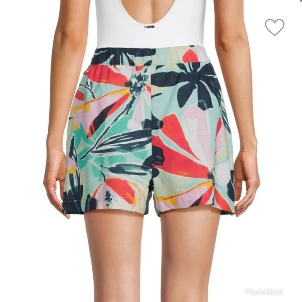 Revolve WALTER BAKER Taylor Floral Tropical Leaf Print Shorts NWOT